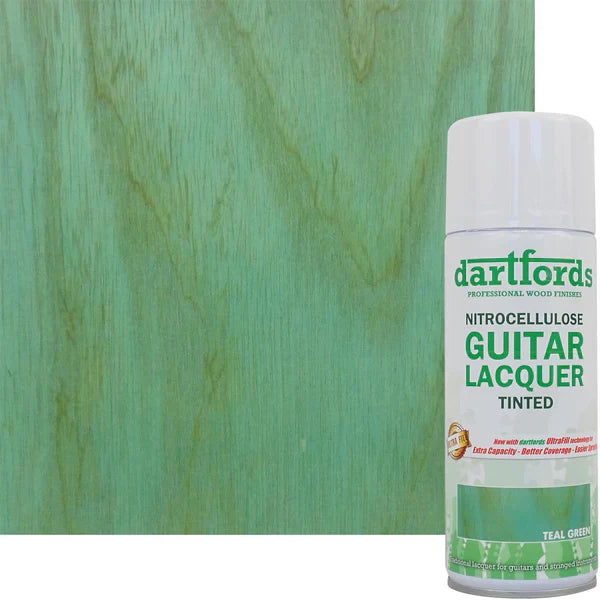 Dartford's Nitrocellulose Guitar Lacquer Aerosol, Tinted See-Through, 400ml Aerosol