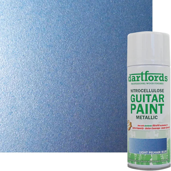 Dartford's Metallic Nitrocellulose Guitar Paint, 400ml Aerosol