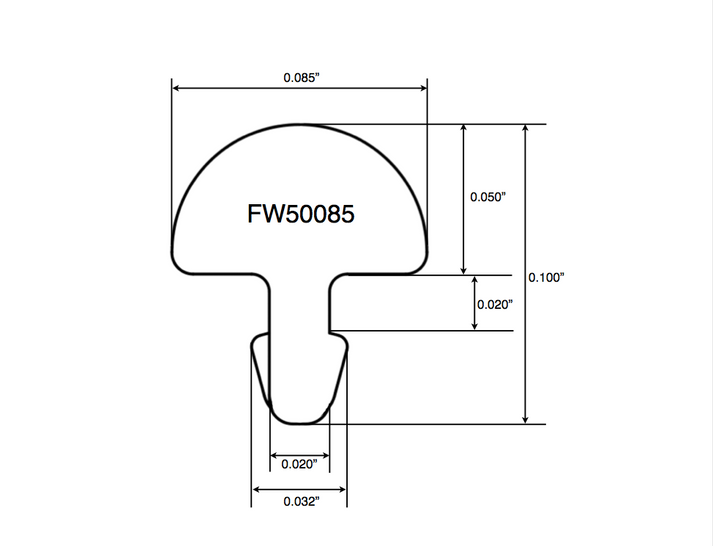Fret Wire Jescar FW50085 NiS 18%