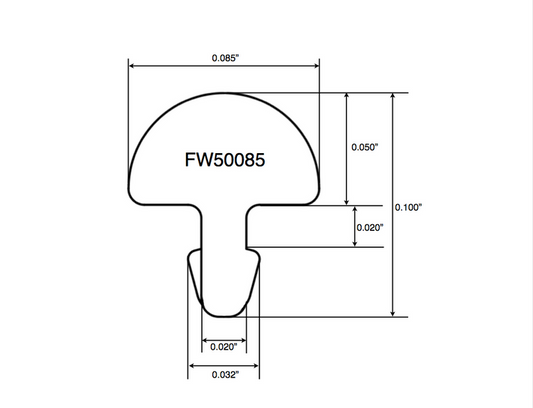Fret Wire Jescar FW50085 NiS 18%