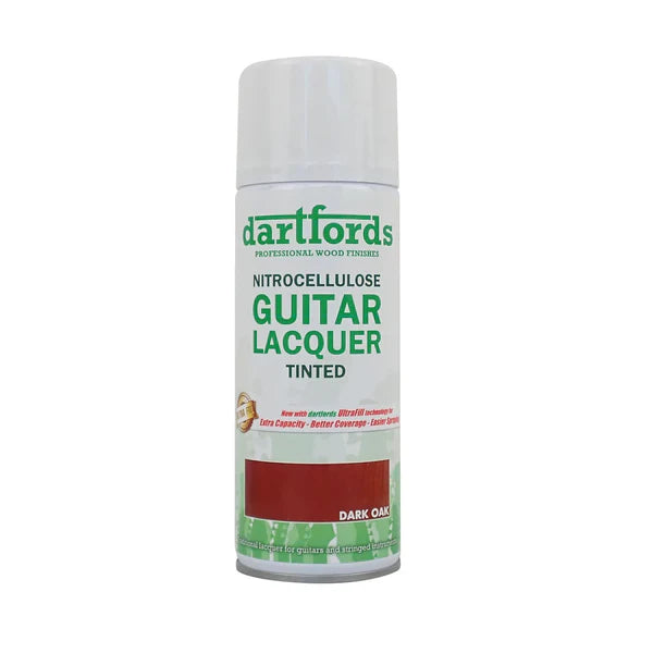 Dartford's Nitrocellulose Guitar Lacquer Aerosol, Tinted See-Through, 400ml Aerosol