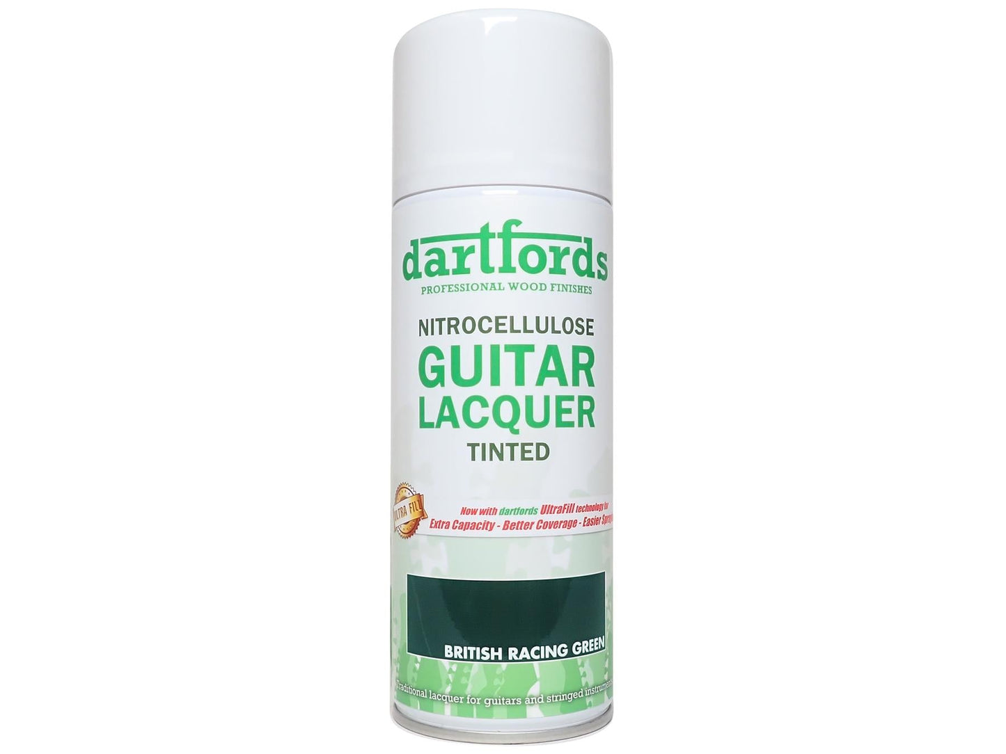 British Racing Green Nitrocellulose Guitar Lacquer - 400ml Aerosol