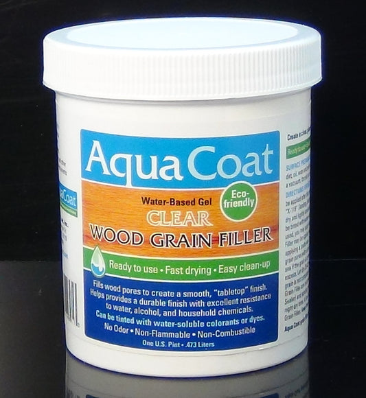 Aqua Coat Clear Wood Grain Filler