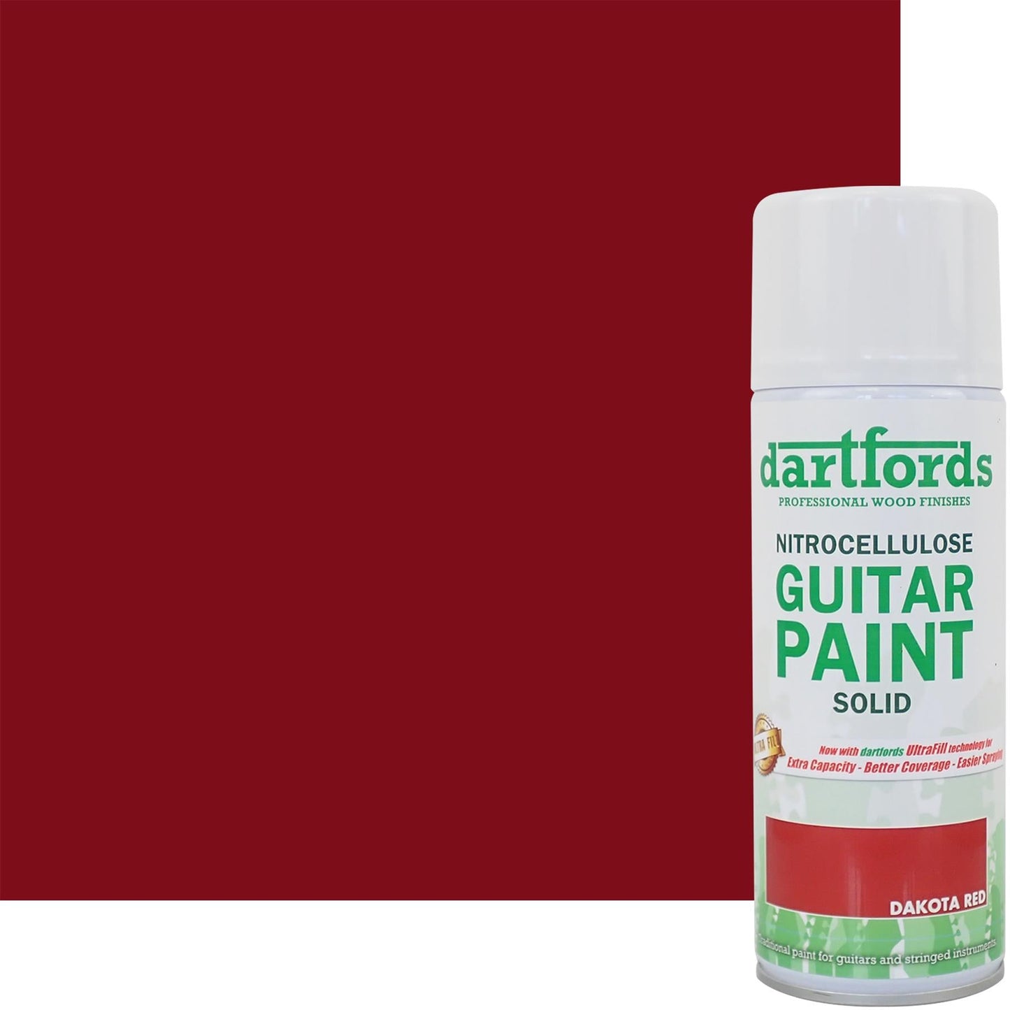 Dakota Red Nitrocellulose Guitar Paint - 400ml Aerosol