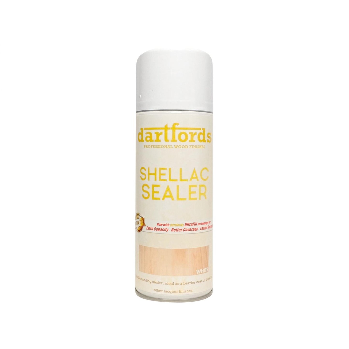 White Clear Shellac Sealer - 400ml Aerosol