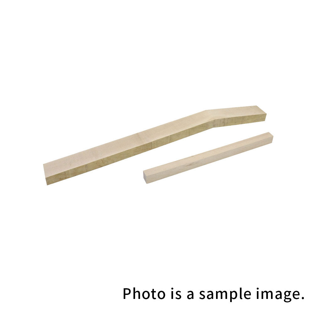 Blank Guitar Necks for Bolt on, (220mm + 520mm) x 63 x 25mm, 1P Maple, A-grade