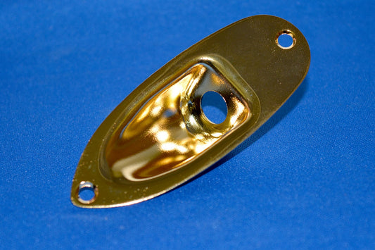 Strat Style Jack Cover Plate Gold from Gotoh