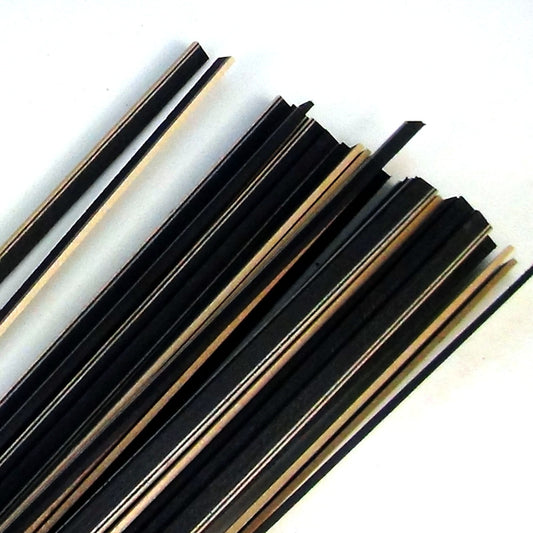 Rocklite Ebano Wood binding with box black box stripe