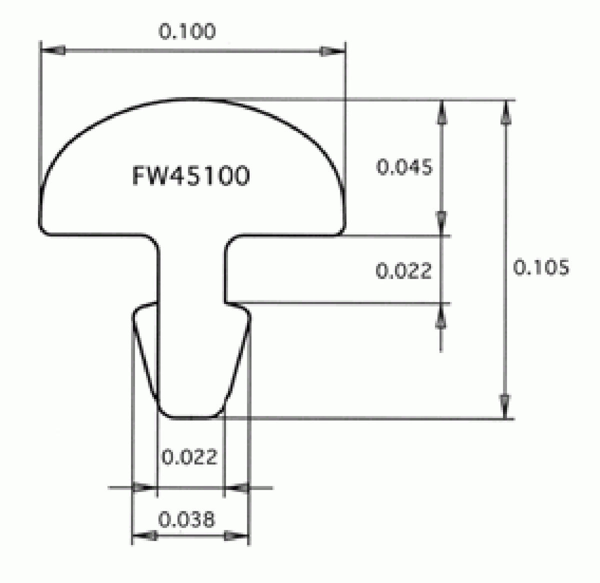 Fret Wire Jescar FW45100