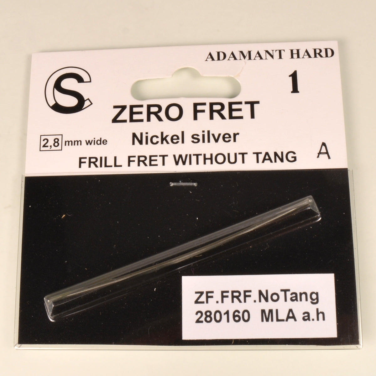 Zero Fret 280160 No Tang