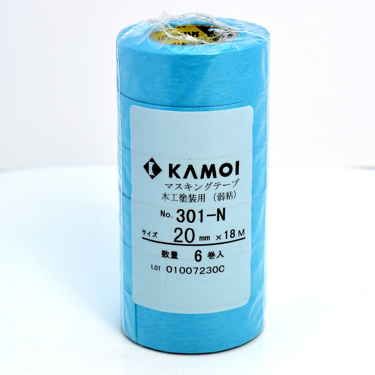 Kamoi 20mm wide Low Tack Masking Tape Pack of 6 rolls