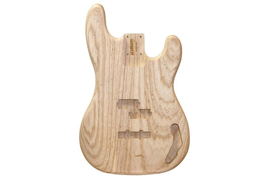 P-bass/Jazz Bass Replacement Body, Swamp Ash, Unfinished
