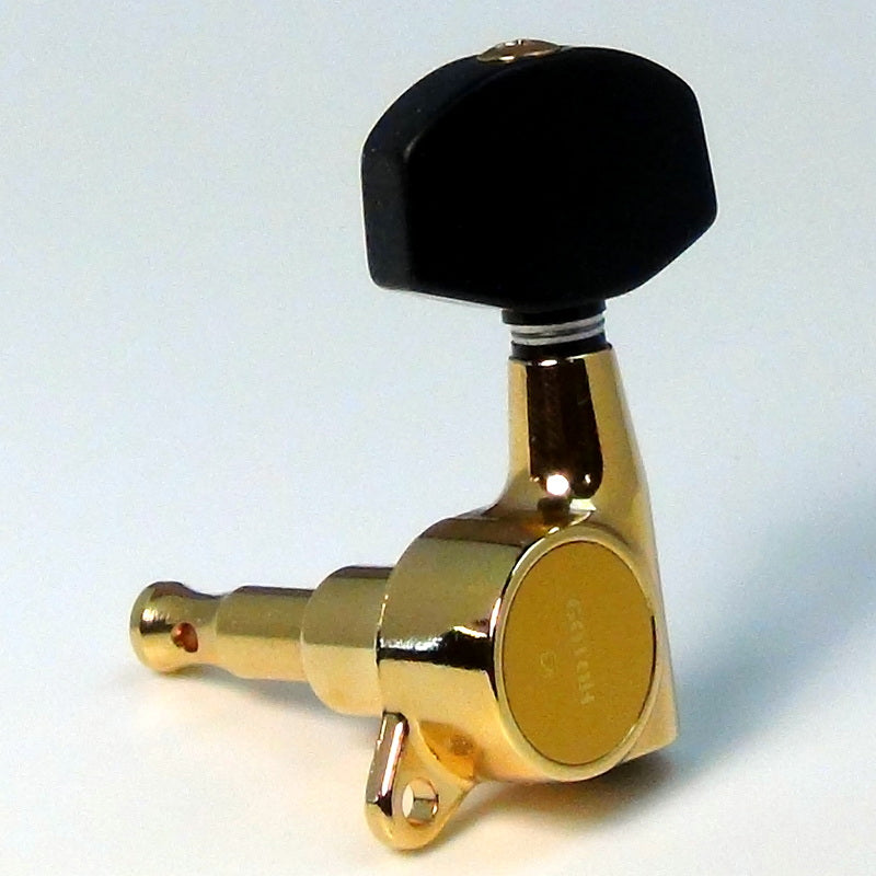 Guitar Tuner Gotoh SG381 Gold with Black Buttons