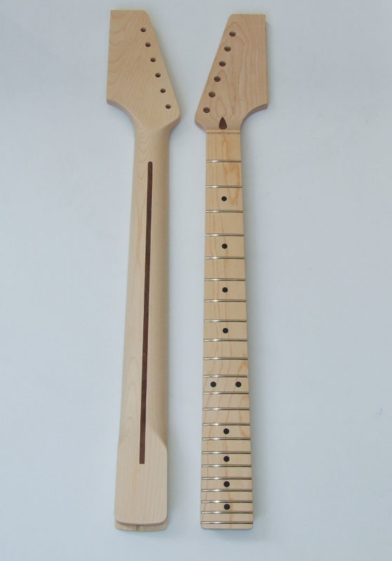 Paddle Headstock Neck T Style Maple Fingerboard