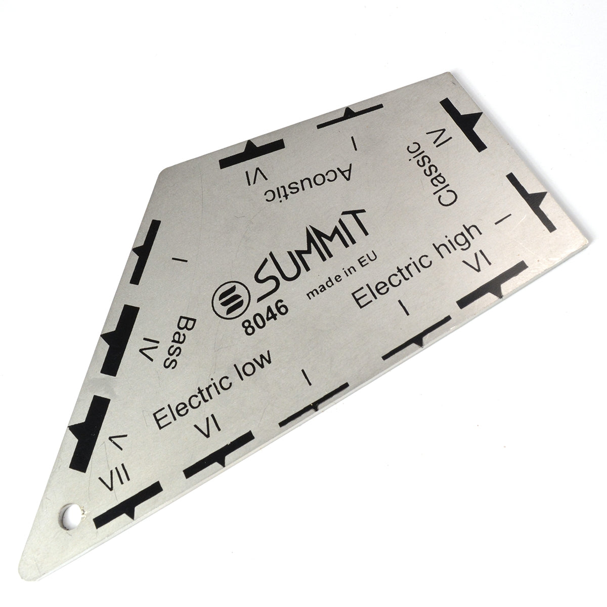 Combined High Fret Detector and string height gauge from Summit Tools