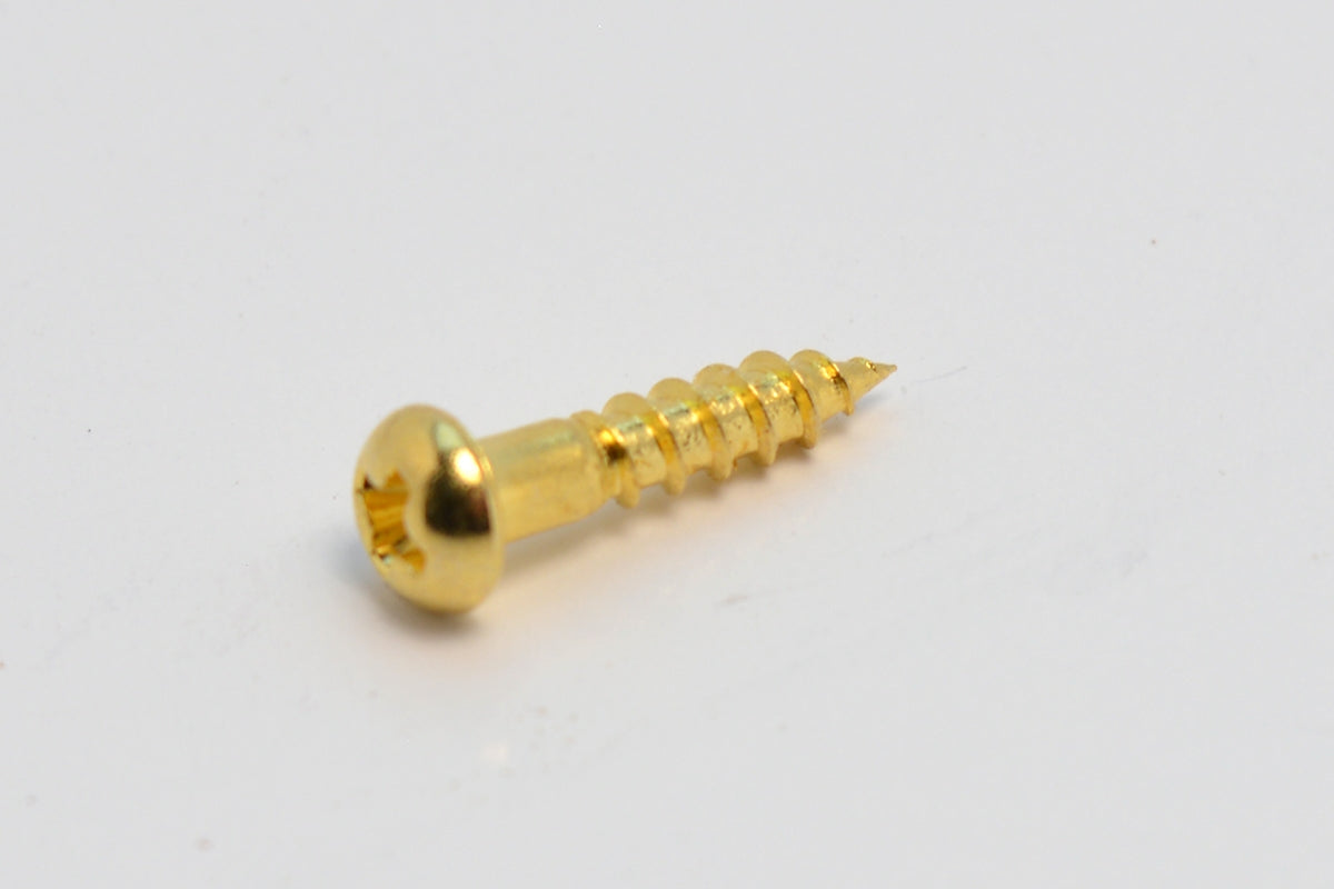 Truss Rod Cover Screw, Gold